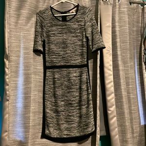 Banana Republic black and beige dress